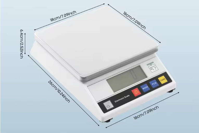 Precisie Weegschaal 7,5 kg – Digitale Keuken en Lab Weegschaal