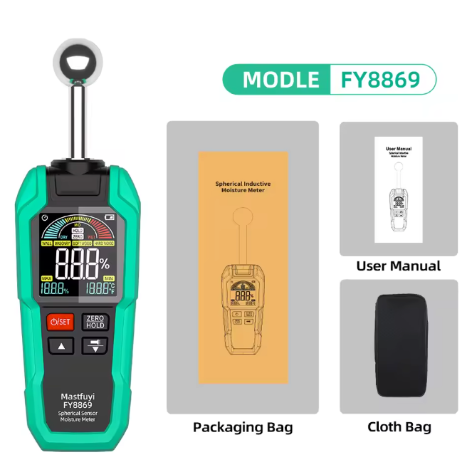 Digitale Vochtmeter – Hout en Muur Vochtigheidsmeter Lekdetector