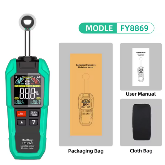 Digitale Vochtmeter – Hout en Muur Vochtigheidsmeter Lekdetector