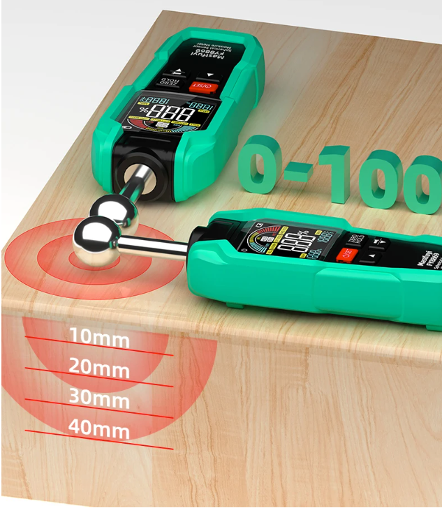 Digitale Vochtmeter – Hout en Muur Vochtigheidsmeter Lekdetector