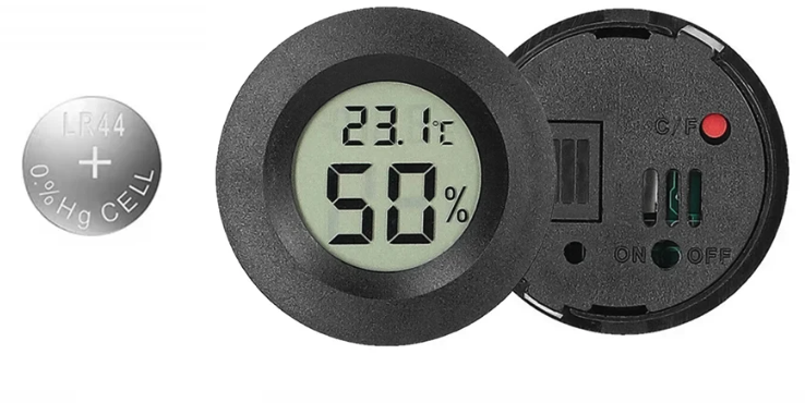 Mini Hygrometer Thermometer Set – Digitale Luchtvochtigheid en Temperatuur Meter