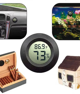 Mini Hygrometer Thermometer Set – Digitale Luchtvochtigheid en Temperatuur Meter