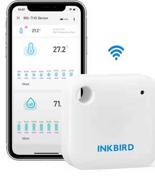 Slimme WiFi Thermometer Hygrometer – Digitale Temp en Vocht Sensor met App