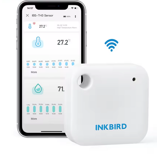 Slimme WiFi Thermometer Hygrometer – Digitale Temp en Vocht Sensor met App