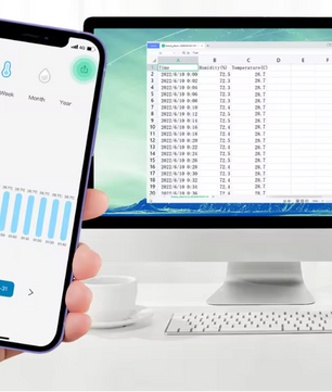 Slimme WiFi Thermometer Hygrometer – Digitale Temp en Vocht Sensor met App