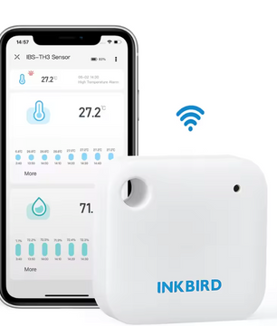 Slimme WiFi Thermometer Hygrometer – Digitale Temp en Vocht Sensor met App