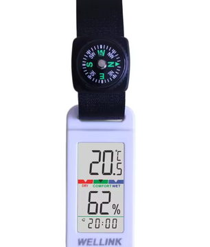 Mini Thermometer Hygrometer – Compacte Temperatuur en Vocht Meter voor Binnen/Buiten