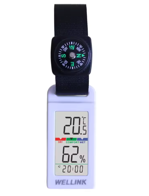 Mini Thermometer Hygrometer – Compacte Temperatuur en Vocht Meter voor Binnen/Buiten