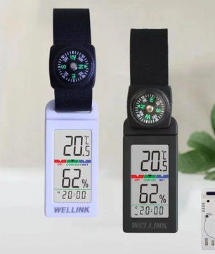 Mini Thermometer Hygrometer – Compacte Temperatuur en Vocht Meter voor Binnen/Buiten