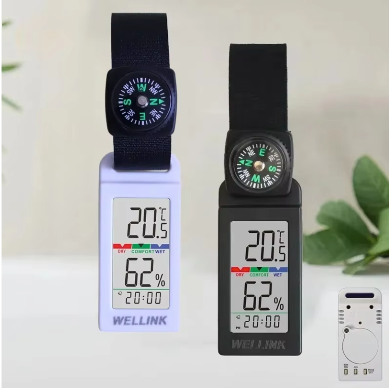 Mini Thermometer Hygrometer – Compacte Temperatuur en Vocht Meter voor Binnen/Buiten