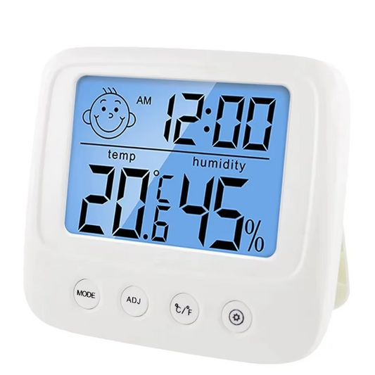 Digitale Hygrometer Thermometer met Backlight – Binnenklimaat Meter met Comfort Indicator