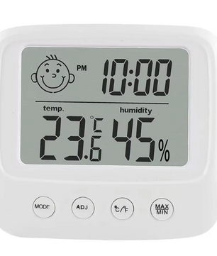 Digitale Hygrometer Thermometer met Backlight – Binnenklimaat Meter met Comfort Indicator