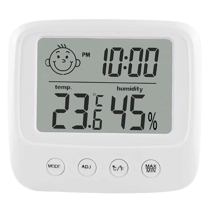 Digitale Hygrometer Thermometer met Backlight – Binnenklimaat Meter met Comfort Indicator