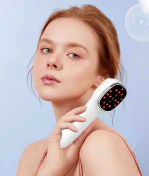 Draadloze Rood Licht Therapie Device – 650nm en 808nm Infrarood Huidverzorging en Spierherstel Apparaat met LCD Display