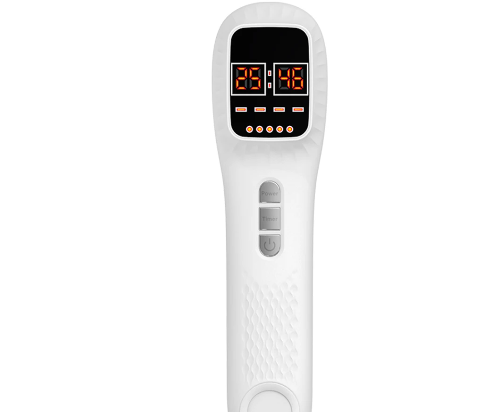Draadloze Rood Licht Therapie Device – 650nm en 808nm Infrarood Huidverzorging en Spierherstel Apparaat met LCD Display