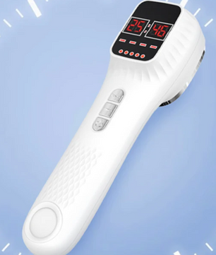 Draadloze Rood Licht Therapie Device – 650nm en 808nm Infrarood Huidverzorging en Spierherstel Apparaat met LCD Display