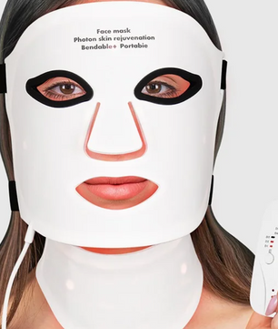 LED Gezichts- en Nekmasker – 7 Kleuren Lichttherapie, Flexibel Siliconen Design, Draadloos en Oplaadbaar
