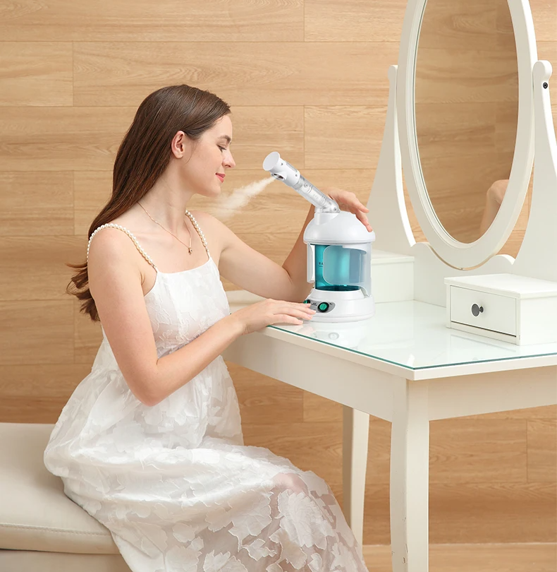 Gezichtsstomer met Ionische Technologie – Professionele Facial Steamer voor Diepe Reiniging en Hydratatie