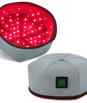 Rood Licht Therapie Cap – LED Hoofdhuid Behandeling voor Haargroei en Ontspanning met 660nm en 830nm Licht