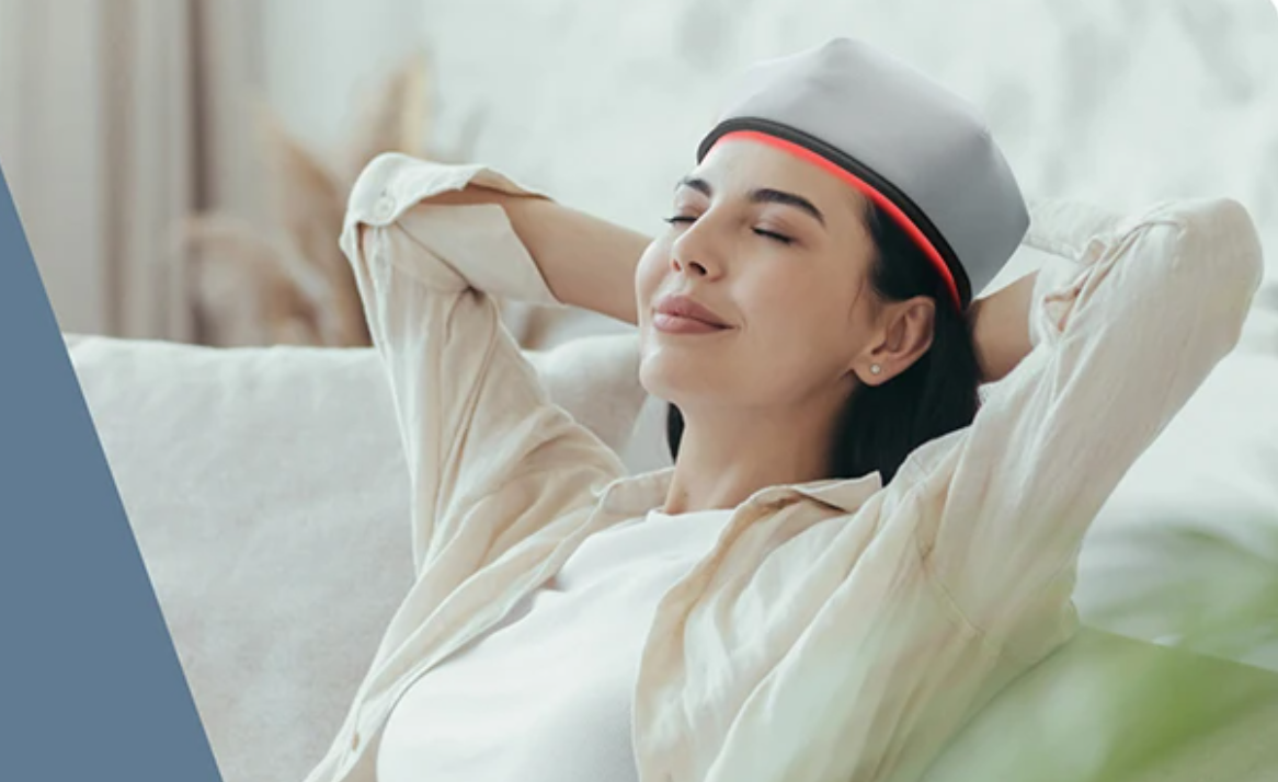 Rood Licht Therapie Cap – LED Hoofdhuid Behandeling voor Haargroei en Ontspanning met 660nm en 830nm Licht