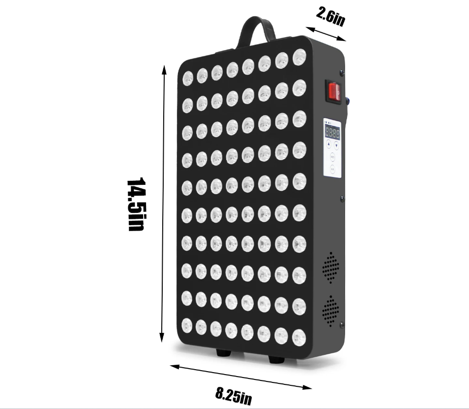 Rood en Infrarood Licht Therapie Lamp – 660nm 850nm LED Paneel voor Huidverzorging en Spierherstel Thuisgebruik