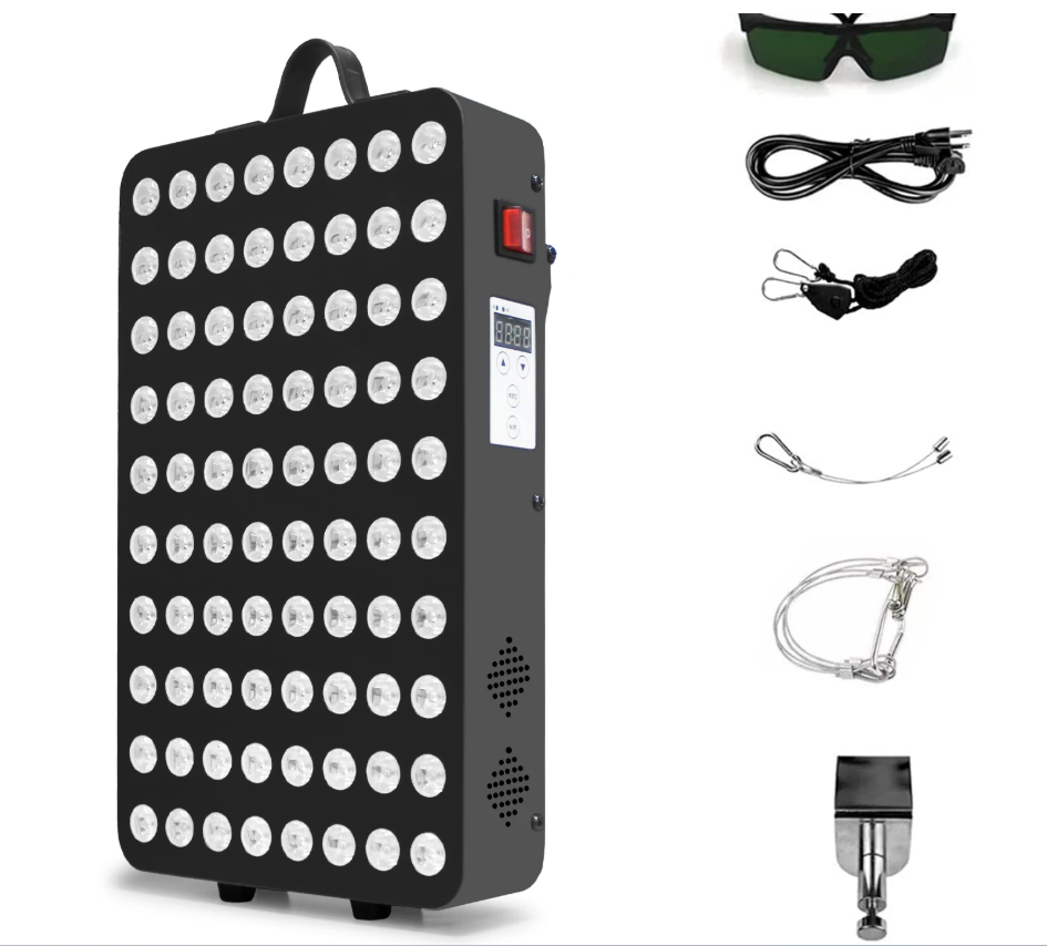 Rood en Infrarood Licht Therapie Lamp – 660nm 850nm LED Paneel voor Huidverzorging en Spierherstel Thuisgebruik
