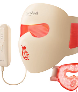 LED Gezichts- en Nekmasker 4D – 311 LED Lichttherapie met Rood en Infrarood, Flexibel Siliconen Design en Draadloos Gebruik