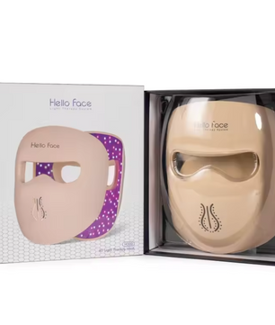 LED Gezichts- en Nekmasker 4D – 311 LED Lichttherapie met Rood en Infrarood, Flexibel Siliconen Design en Draadloos Gebruik