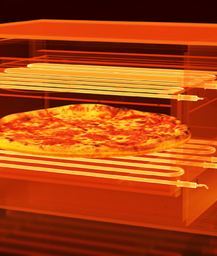 Elektrische Pizza Oven – RVS Tafelmodel met Pizzasteen, Timer en Dubbele Verwarming voor Thuis en Professioneel Gebruik (Copy)