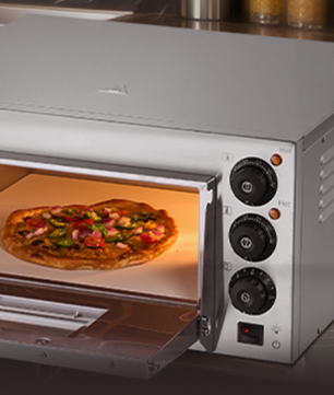 Elektrische Pizza Oven – RVS Tafelmodel met Pizzasteen, Timer en Dubbele Verwarming voor Thuis en Professioneel Gebruik (Copy)