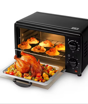Mini Airfryer Oven 13L – Compacte Heteluchtoven met Kijkvenster en Multifunctioneel Gebruik voor Bakken en Braden