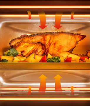 Mini Airfryer Oven 13L – Compacte Heteluchtoven met Kijkvenster en Multifunctioneel Gebruik voor Bakken en Braden