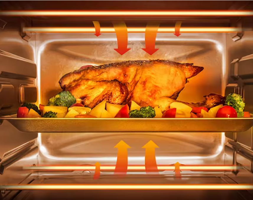 Mini Airfryer Oven 13L – Compacte Heteluchtoven met Kijkvenster en Multifunctioneel Gebruik voor Bakken en Braden