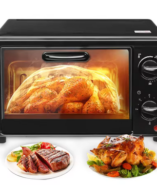 Mini Airfryer Oven 13L – Compacte Heteluchtoven met Kijkvenster en Multifunctioneel Gebruik voor Bakken en Braden