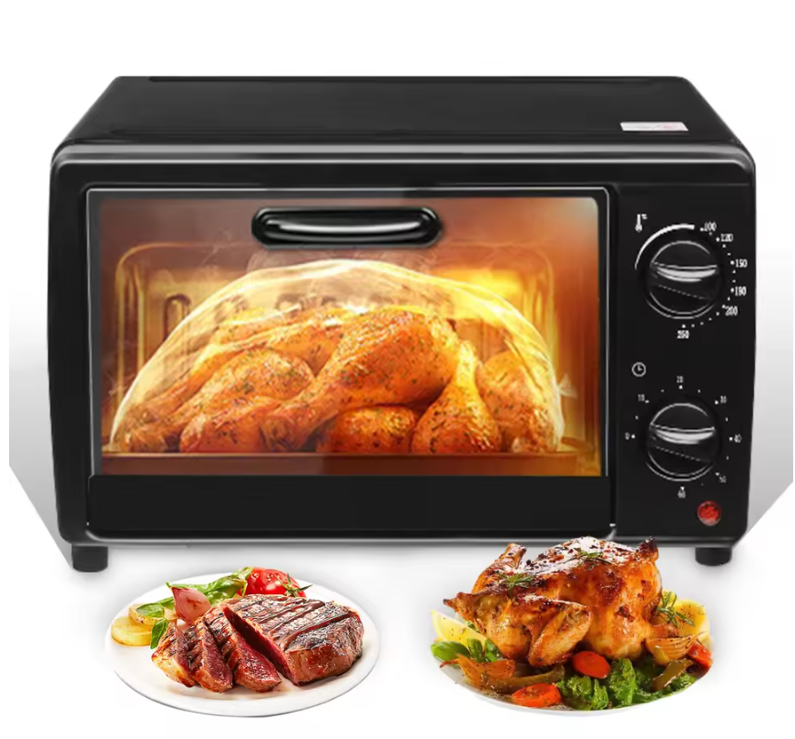 Mini Airfryer Oven 13L – Compacte Heteluchtoven met Kijkvenster en Multifunctioneel Gebruik voor Bakken en Braden