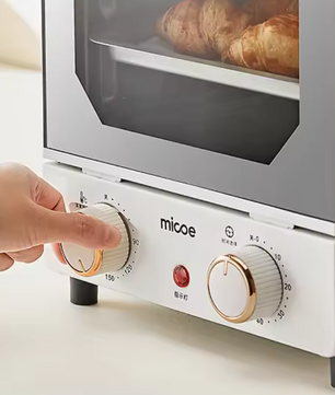 Mini Elektrische Oven – Multifunctionele RVS Bak- en Grilloven met Grote Capaciteit en Nauwkeurige Temperatuurregeling