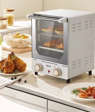 Mini Elektrische Oven – Multifunctionele RVS Bak- en Grilloven met Grote Capaciteit en Nauwkeurige Temperatuurregeling