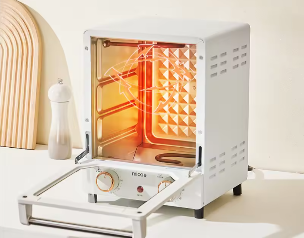 Mini Elektrische Oven – Multifunctionele RVS Bak- en Grilloven met Grote Capaciteit en Nauwkeurige Temperatuurregeling