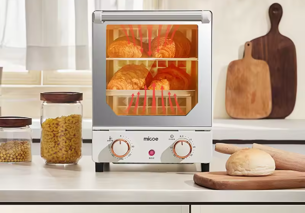 Mini Elektrische Oven – Multifunctionele RVS Bak- en Grilloven met Grote Capaciteit en Nauwkeurige Temperatuurregeling
