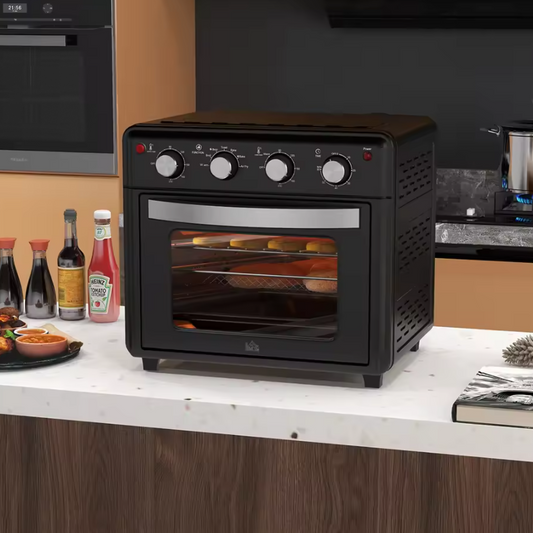 Multifunctionele Tafel Oven 30L – Elektrische Heteluchtoven met 7 Functies, Timer en Instelbare Temperatuur