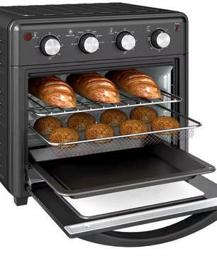 Multifunctionele Tafel Oven 30L – Elektrische Heteluchtoven met 7 Functies, Timer en Instelbare Temperatuur
