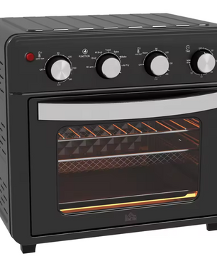 Multifunctionele Tafel Oven 30L – Elektrische Heteluchtoven met 7 Functies, Timer en Instelbare Temperatuur