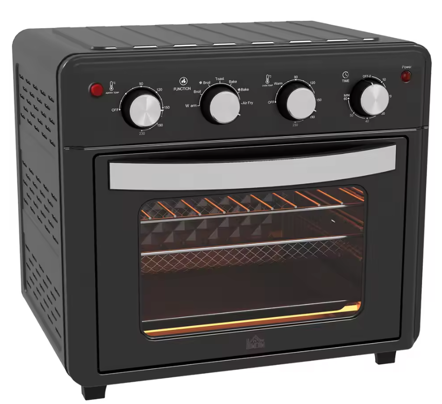Multifunctionele Tafel Oven 30L – Elektrische Heteluchtoven met 7 Functies, Timer en Instelbare Temperatuur