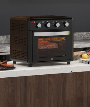 Multifunctionele Tafel Oven 30L – Elektrische Heteluchtoven met 7 Functies, Timer en Instelbare Temperatuur