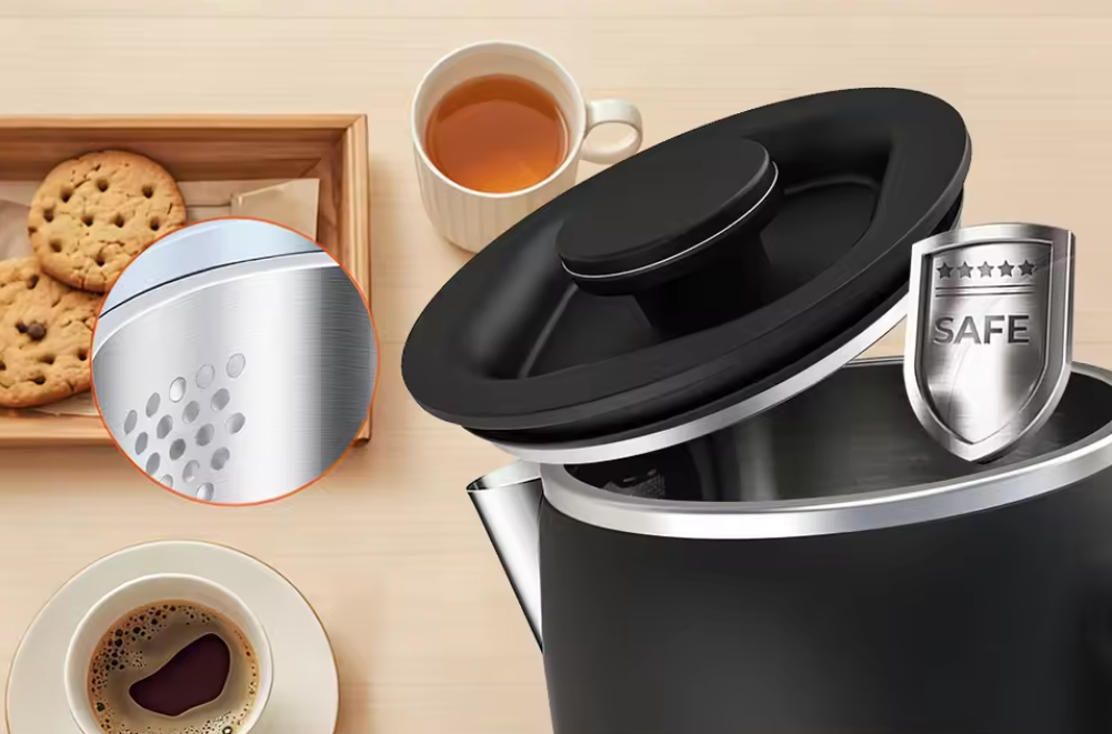 Elektrische Waterkoker 1.7L – 1500W met Temperatuurregeling, Warmhoudfunctie en Digitaal Display