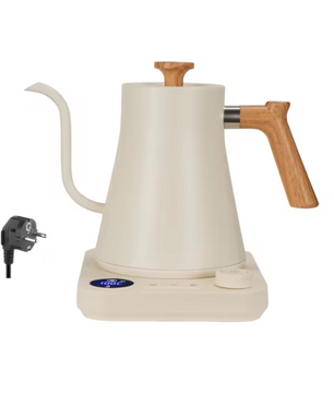 Elektrische Gooseneck Waterkoker 900ml – Precisie Schenktuit met Temperatuurregeling voor Koffie en Thee