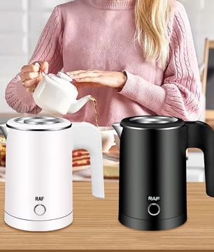 Reis Waterkoker 0.8L – Draagbare Elektrische Kettle van RVS voor Koffie en Thee Onderweg