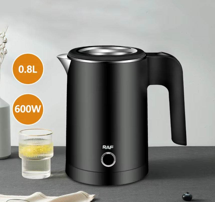 Reis Waterkoker 0.8L – Draagbare Elektrische Kettle van RVS voor Koffie en Thee Onderweg