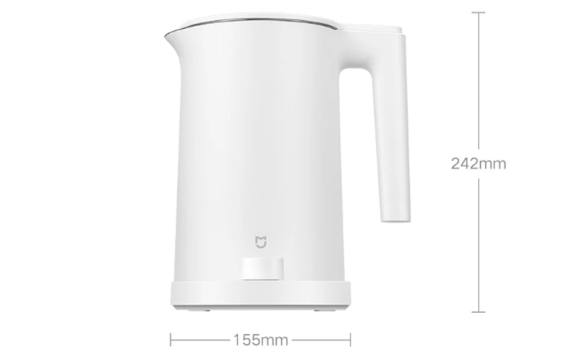 Slimme Waterkoker 1.7L – Elektrische Kettle met LED Display, Temperatuurregeling en Warmhoudfunctie