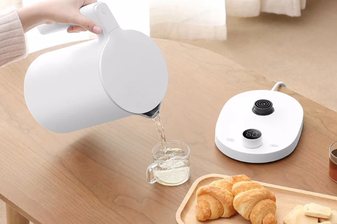 Slimme Waterkoker 1.7L – Elektrische Kettle met LED Display, Temperatuurregeling en Warmhoudfunctie
